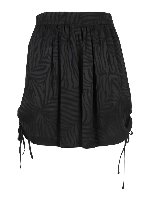 Shorts in raso di viscosa in fantasia