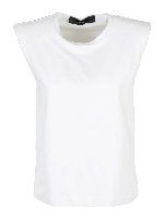 Top con spalline imbottite