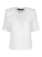 T-shirt con spalline imbottite