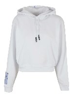 Felpa con stampe sul retro