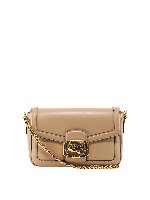 Borsa in pelle con logo Pegaso