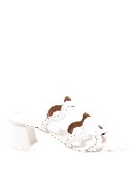 Sandali con cinturini ondulati