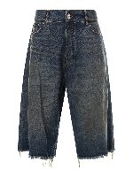 Bermuda in denim delave