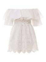 Vestito corto in cotone