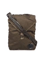 Borsello in nylon effetto invecchiato