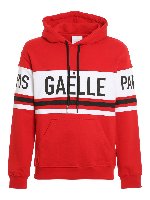 Felpa rossa con cappuccio