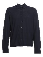 Camicia in jersey blu