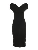 Tubino con scollo alla Bardot