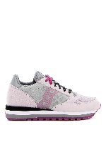 Sneakers in camoscio e mesh Jazz Triple