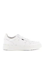 Sneakers low top in pelle