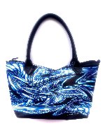 Borsa in raso stampato Valchiria