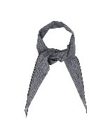 Foulard grigio con logo