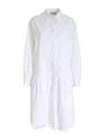 Chemisier in sangallo bianco