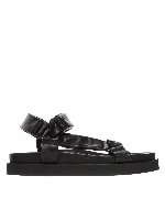 Sandali Open Toe touch-strap neri