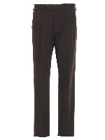 Pantaloni marroni con pinces