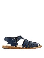 Sandali a gabbia in pelle