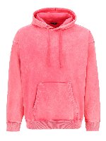 Felpa con cappuccio effetto tie dye