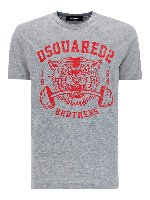 T-shirt stampata con logo