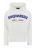 Felpa con logo in cotone