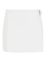 Skorts in pelle sintetica