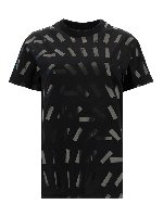 T-shirt bande in tinta