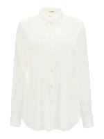 Camicia in cotone con ruche