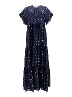 Abito a pois con balze