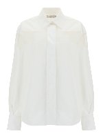 Camicia con inserto trasparente