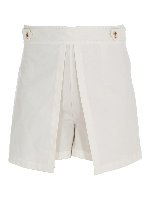 Shorts in cotone con bottoni