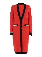 Cardigan maxi in misto viscosa