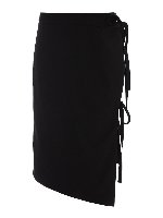 Gonna asimmetrica con fiocchi