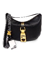 Borsa con placca logo metallica