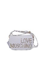 Borsa con logo in borchie metalliche