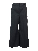 Pantaloni culotte in crepe de Chine