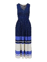 Abito smanicato con fibra lurex