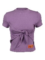 T-shirt con dettaglio annodato