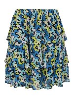 Minigonna con motivo floreale