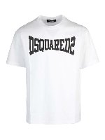 T-shirt stampa logo in cotone