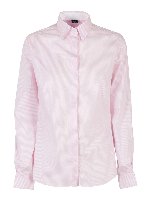 Camicia in cotone a micro-righe