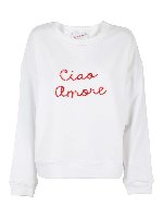 Felpa  in cotone con cristalli