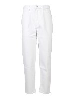 Jeans a vita alta con pinces