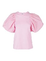 T-shirt con maniche a palloncino