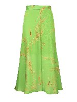 Gonna con stampa spiga