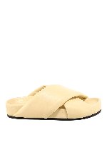 Sandali incriociati in pelle