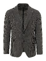 Blazer a righe in cotone