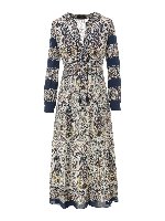 Vestito lungo con scollo a V