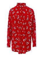 Camicia in cotone con collo abbottonato