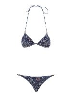 Bikini blu paisley