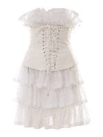 Mini abito con corpetto