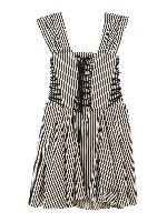 Abito in drill rigato